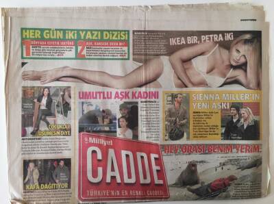Milliyet Gazetesi Cadde Eki 14 Şubat 2011 - Cem Yımaz Ekşi di GZ28009 - 1