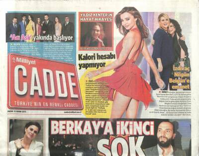 Milliyet Gazetesi Cadde Eki 15 Kasım 2015 - Berkaya İkinci Şok GZ117014 - 1