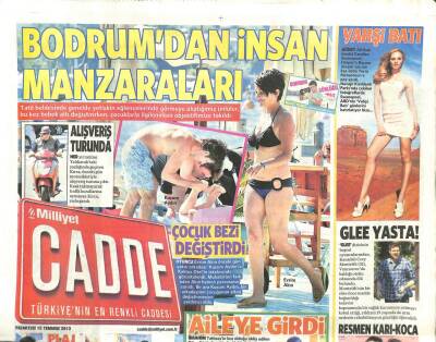 Milliyet Gazetesi Cadde Eki 15 Temmuz 2013 - Zülfü Livaneli Kimse Kimseyi Yok Edemeyecek GZ105807 - 1