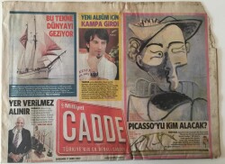 Milliyet Gazetesi Cadde Eki 17 Şubat 2010 - PICASSOyu Kim Alacak , Tuğba Ve Mehmet Erbil Çifti Evliliklerini Yürütemedi - GZ43912 - 1