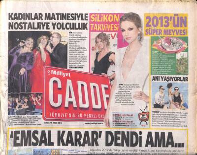 Milliyet Gazetesi Cadde Eki 18 Ocak 2013 - Kadınlar Matinesiyle Nostaljiye Yolculuk GZ119506 - 1