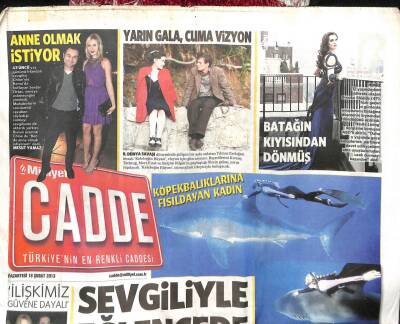 Milliyet Gazetesi Cadde Eki 18 Şubat 2013 - Avşar Kızına Ayarı Verdi, Anne Olmak İstiyor GZ104973 - 1