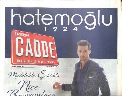 Milliyet Gazetesi Cadde Eki 18 Temmuz 2014 - Acun Ilıcalı,Ayşegül Aldinç Saklandı GZ104477 - 1