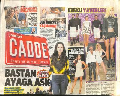 Milliyet Gazetesi Cadde Eki 19 Ekim 2014 - Minik Serçenin Mobil Bakkalı - Erol Evgin Şeker Gibi Adamım GZ116454 - 1