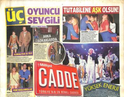 Milliyet Gazetesi Cadde Eki 19 Mayıs 2013 - Timuçin Esen,Asmalıda Yeni Sevgilisiyle Çıktı Ortaya GZ105681 - 1