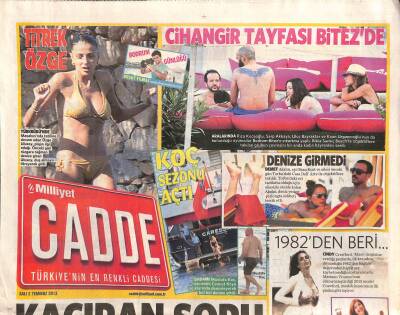 Milliyet Gazetesi Cadde Eki 2 Temmuz 2013 - Meyerin İstanbul Sevdası GZ116675 - 1
