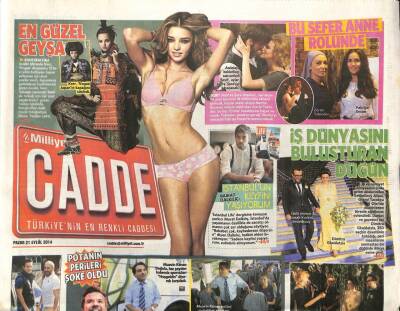 Milliyet Gazetesi Cadde Eki 21 Eylül 2014 - Cihan Ünal , Bülent Ersoyun Şarkılarına Eşlik Etti GZ105886 - 1