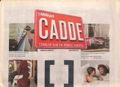 Milliyet Gazetesi Cadde Eki 22 Ekim 2011 - Sezen Aksunun Çığlığı İlle de Barış GZ96807 - 1