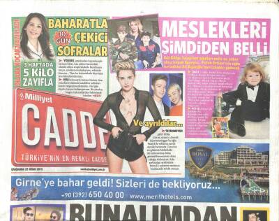 Milliyet Gazetesi Cadde Eki 22 Nisan 2015 - Özgü Namal Bunalımdan Kürkle Çıktı GZ104463 - 1