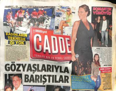 Milliyet Gazetesi Cadde Eki 23 Eylül 2013 - Hülya Avşar , Kıbrıs Rocks Otelde İki Gece Konser Verdi GZ100384 - 2