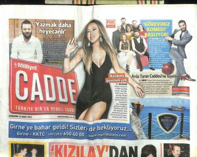 Milliyet Gazetesi Cadde Eki 23 Mart 2016 - Hande Ataizi Çocuk Kıyafetlerini Yakın Arkadaşlarıyla Değiş Tokuş Yapıyor GZ107146 - 1