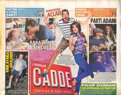 Milliyet Gazetesi Cadde Eki 23 Mayıs 2013 - Kuruçeşmede Bir Davete Katılan Burcu Esmersoy,İlişkisi Hakkında Önemli Açıklamalar Yaptı GZ105878 - 1