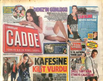 Milliyet Gazetesi Cadde Eki 24 Mayıs 2014 - Çağla Şıkelden Gareth Bale Vuruşları - Ebru Şallı , Tanı İkna Etmeye Çalışıyor GZ125868 - 1