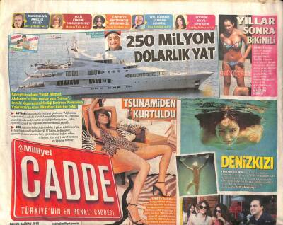 Milliyet Gazetesi Cadde Eki 25 Haziran 2013 - Tuba Büyüküstün , Tacizci Erkeklere Twitterdan Ateş Püskürdü GZ105986 - 1