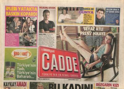 Milliyet Gazetesi Cadde Eki 26 Ağustos 2011 - Selçuk Urala Ev Sahibi Şoku GZ84816 - 1