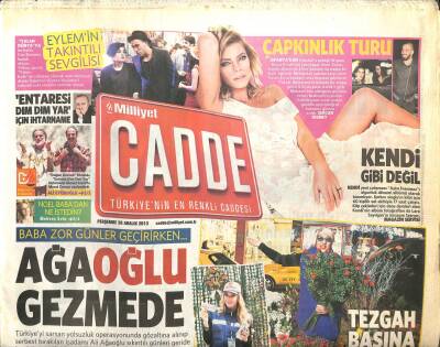Milliyet Gazetesi Cadde Eki 26 Aralık 2013 - Hatice Aslan Kenan Eceyle Küs Değilim GZ105727 - 1