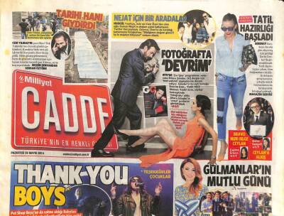 Milliyet Gazetesi Cadde Eki 26 Mayıs 2014 - Sinan Akçıl Önceki Gece Sess Barda,Basın Danışmanıyla Eğlendi GZ105840 - 1