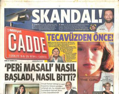 Milliyet Gazetesi Cadde Eki 26 Temmuz 2013 - Meryem Uzerliden İyileştim Sinyali GZ105797 - 1