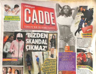 Milliyet Gazetesi Cadde Eki 27 Kasım 2013 - Halit Ergençin Zor Anları GZ104461 - 1