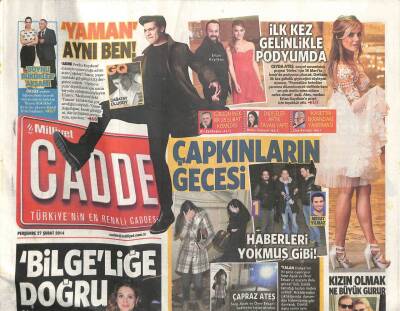 Milliyet Gazetesi Cadde Eki 27 Şubat 2014 - Bülent Ersoy,Kaprislerini Gerekçe Gösterip Şov Programını Bitiren Fevzi Siverekle Barıştı GZ105847 - 1