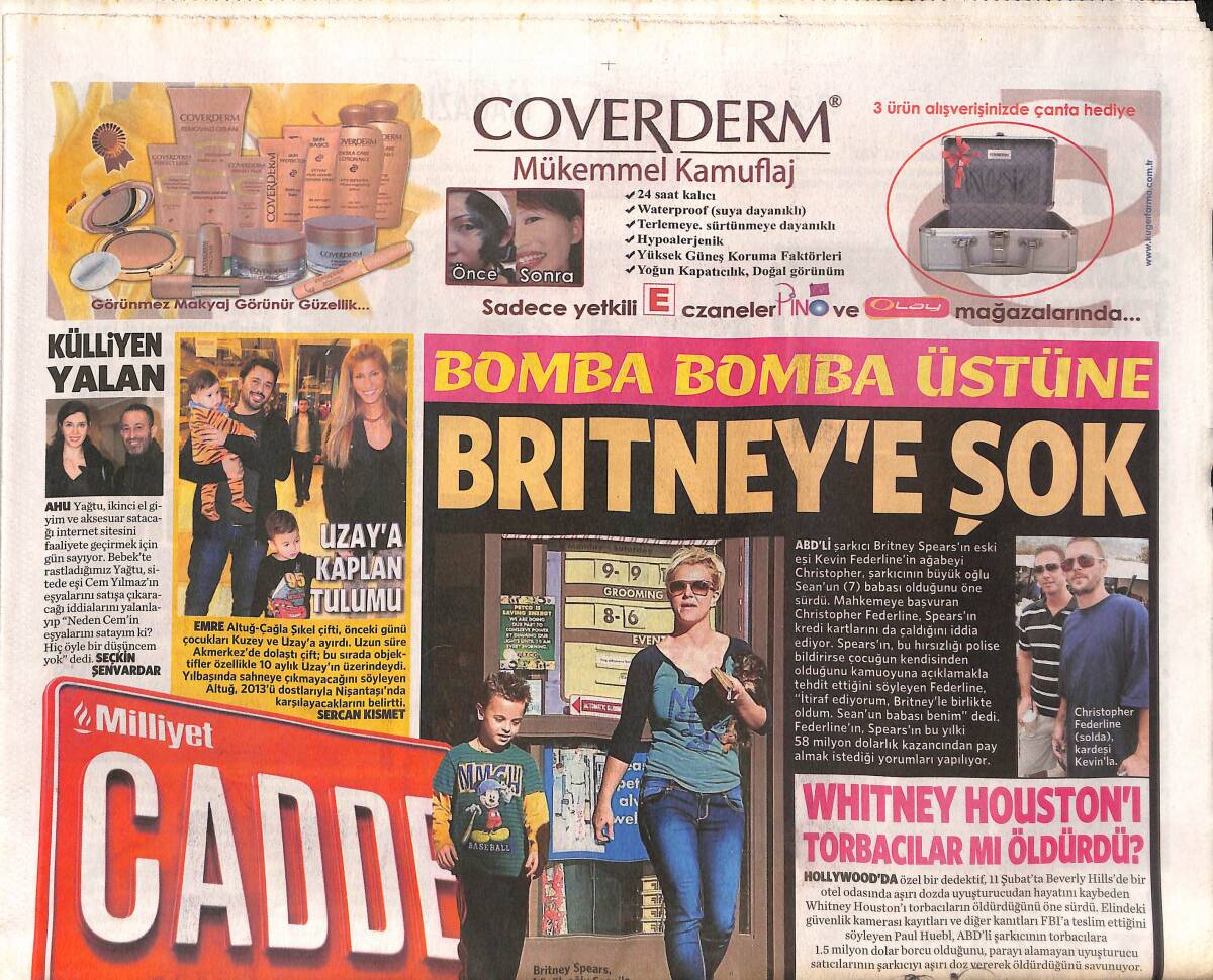 Milliyet Gazetesi Cadde Eki 28 Aralık 2012 - Tolgahan Sayışman: Dünya Bir Yana Selen Bir Yana! - Gani Müjde Para Yoksa Kaset De Yok! GZ137166 - 1