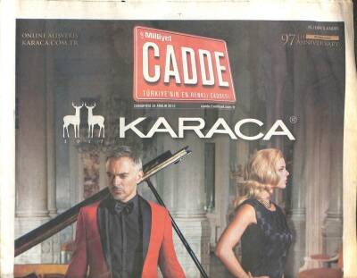 Milliyet Gazetesi Cadde Eki 28 Aralık 2013 - Miss Turkey Tacı Pastada GZ105685 - 1