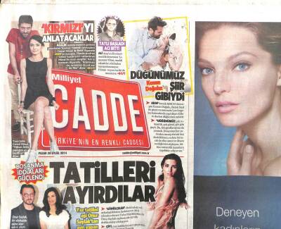 Milliyet Gazetesi Cadde Eki 28 Eylül 2014 - Tatilleri Ayırdılar, Doğulu Düğünümüz Şiir Gibiydi GZ104975 - 1