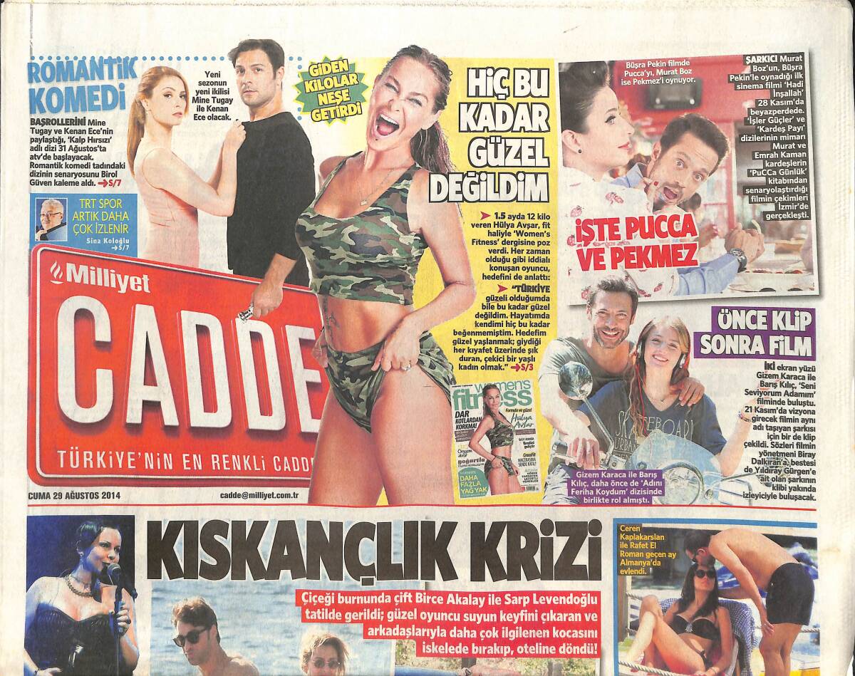 Milliyet Gazetesi Cadde Eki 29 Ağustos 2014 - 23 Yaşındaki Kızın İlişkisi - ABD Türk Kızı Keşfetti GZ135911 - 1
