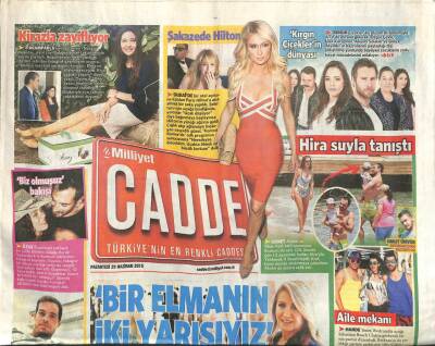 Milliyet Gazetesi Cadde Eki 29 Haziran 2015 - Yaz Konserleri Sezonunu Çeşmede Açan Kenan Doğulu , 3,5 Saat Sahnede Kaldı GZ105938 - 1