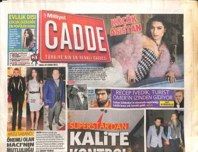 Milliyet Gazetesi Cadde Eki 29 Kasım 2013 - Recep İvedik , Turist Ömerin İzinden Gidiyor GZ100425 - 1