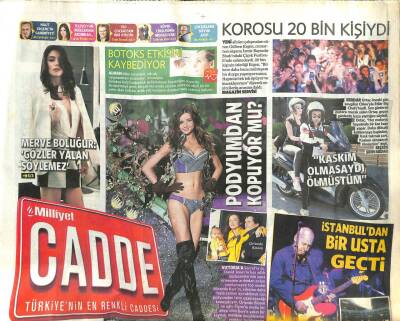 Milliyet Gazetesi Cadde Eki 29 Nisan 2013 - Merve BoluğurGözler Yalan Söylemez GZ105353 - 1