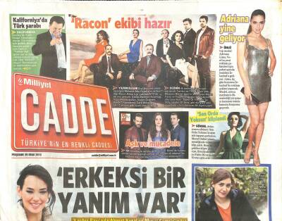 Milliyet Gazetesi Cadde Eki 29 Ocak 2015 - Seda Bakan Erkeksi Bir Yanım Var GZ105662 - 1