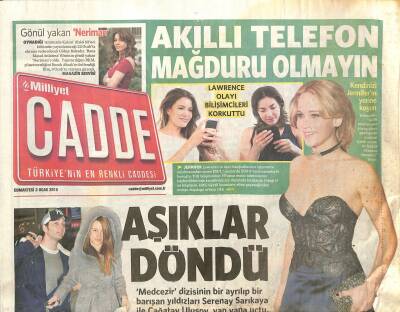 Milliyet Gazetesi Cadde Eki 3 Ocak 2015 - Lawrence Olayı Bilişimcileri Korkuttu GZ125861 - 1