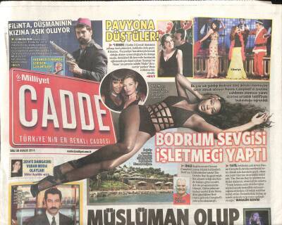 Milliyet Gazetesi Cadde Eki 30 Aralık 2014 - Kenan İmirzalıoğlu,Şıklığıyla Adından Söz Ettirdi GZ105826 - 1