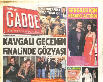 Milliyet Gazetesi Cadde Eki 30 Eylül 2013 - Hande Yener , İlk Kez Podyumda GZ105684 - 1