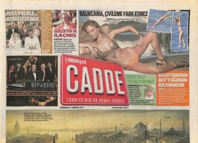 Milliyet Gazetesi Cadde Eki 31 Ağustos 2011 - 1511 İstanbulunda Muhteşem Suikastçı GZ84814 - 1