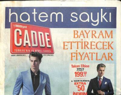Milliyet Gazetesi Cadde Eki 4 Ağustos 2013 - Ceyda Düvenciye Balet Sevgili GZ107712 - 1
