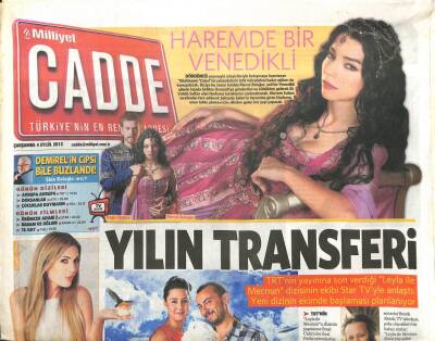 Milliyet Gazetesi Cadde Eki 4 Eylül 2013 - Tarkan Engelleri Kaldırdı GZ104465 - 1