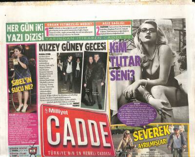 Milliyet Gazetesi Cadde Eki 4 Kasım 2012 - Sibel Canın Suçu Ne ? GZ117056 - 1