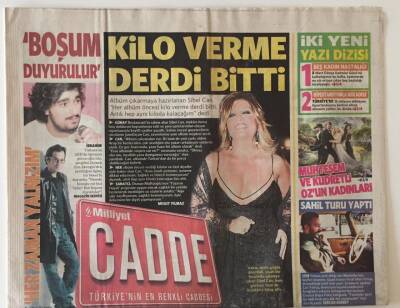 Milliyet Gazetesi Cadde Eki 4 Mart 2013 -Sibel Can Kilo Verme Derdim Bitti ,Artık Hep Aynı Kiloda Kalacağım Dedi - GZ20671 - 1