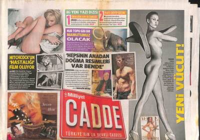 Milliyet Gazetesi Cadde Eki 5 Aralık 2011 - Hitchcockun Hastalığı Film Oluyor GZ113011 - 1