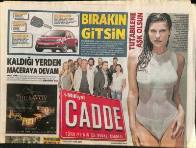 Milliyet Gazetesi Cadde Eki 5 Eylül 2011 - Ajda Pekkan Sinema Kariyerinde Ne Kazandı , Ne Kaybetti ? GZ84811 - 1