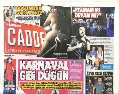 Milliyet Gazetesi Cadde Eki 5 Eylül 2014 - Tarkanın Açıkhavadaki Konserler Zinciri Bereketli Başladı GZ105163 - 1