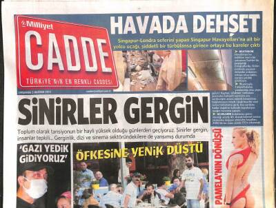 Milliyet Gazetesi Cadde Eki 5 Haziran 2013 - Leman Çizeri Tuncay Akgün , Başbakan Erdoğan Karikatürleriyle GZ109665 - 1