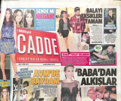 Milliyet Gazetesi Cadde Eki 7 Ekim 2014 - Sezen Aksu Ve Sibel Can Kıbrısta Sahne Aldı GZ100171 - 1