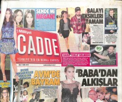 Milliyet Gazetesi Cadde Eki 7 Ekim 2014 - Sezen Aksu Ve Sibel Can Kıbrısta Sahne Aldı GZ100171 - 2