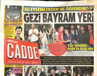 Milliyet Gazetesi Cadde Eki 7 Haziran 2013 - Burak Özçivit,Araba Koleksiyonuna Bir Yenisini Daha Ekledi GZ105793 - 1