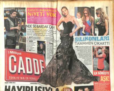 Milliyet Gazetesi Cadde Eki 7 Nisan 2013 -Ahmet Özhan,Sevgilisi Filiz Akbulutla İlk Kez Gecelerde Fotoğraflandı GZ105118 - 1