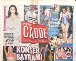 Milliyet Gazetesi Cadde Eki 7 Temmuz 2016 - Bodrumda Sahne Savaşları * Gülşen - Hande Yener - Demet Akalın GZ100034 - 1