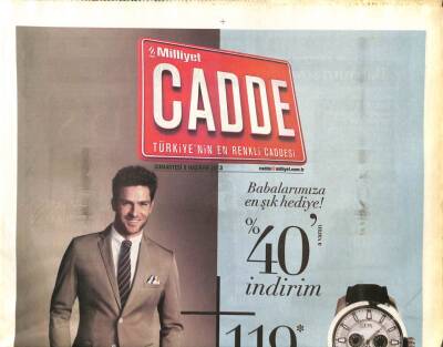 Milliyet Gazetesi Cadde Eki 8 Haziran 2013 - Taze Evliler Fethi Kantarcı-Boncuk Yılmaz Gece Turunda GZ105667 - 1